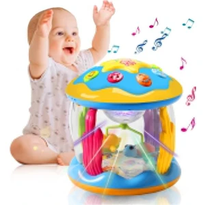 Bebek Oyuncakları 6 Ila 12 Ay Okyanus Dönen Projektör - Erken Eğitim Oyuncakları Çeşitli Sakinleştirici Müzik/ışık ile 12-18 Ay Çocuk Yürümeye Başlayan Oyuncaklar 1 2 3+ Yaşındaki (Yurt Dışından)