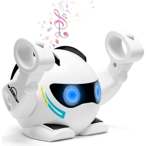Çocuklar Için Robot Oyuncaklar: Dokunmayı Algılayan Oyuncak Müzikli Robotlar, Harika Interaktif Dönen Dans 2 3 4 5 6 7 8 Yaş Için Akıllı Çocuk Robot Oyuncak (Yurt Dışından)