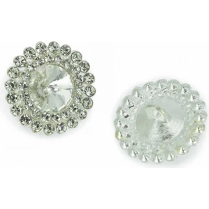 Taşlı Metal Düğme Model 4 - 2 cm