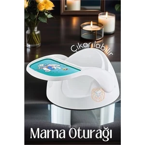 XML Dünyası Çıkarılabilir Mama Oturağı Masa Mama Sandalyesi Beyaz 719333