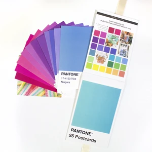 Poli Art Design Pantone 25 Ad Postcards Scrapbooking Sanat Kartları