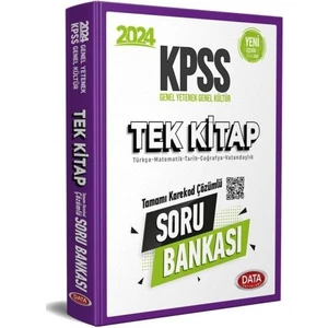 Data Yayınları 2024 KPSS GY - GK Tek Kitap Soru Bankası