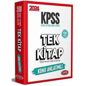 Data Yayınları 2024 KPSS GY - GK Tek Kitap Konu Anlatımlı
