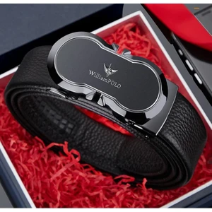 William Polo Deri Italyan Tokalı Kemer Deri Kemer