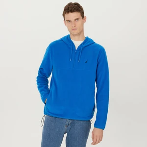 Nautıca Erkek Mavi Standart Fıt Uzun Kollu Sweatshırt KE37661T.4SJ