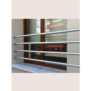 Alüminyum Pencere Korkuluk Çocuk Emniyet Korkuluk Fransız Pencere 200CM