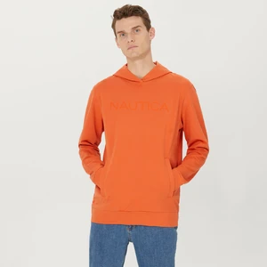 Erkek Turuncu Standart Fıt Uzun Kollu Sweatshırt KE37650T.8FL