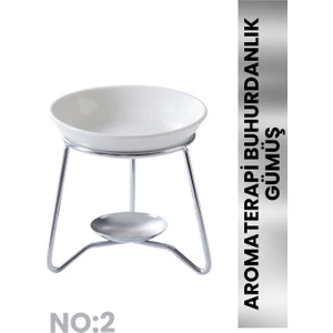 Bade Natural Aromaterapi Buhurdanlık No:2 Gümüş