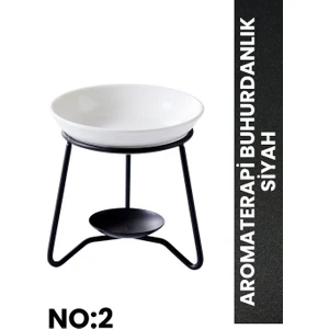 Bade Natural Aromaterapi Buhurdanlık No:2 Siyah