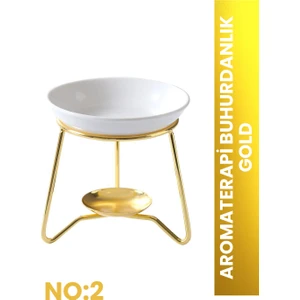Bade Natural Aromaterapi Buhurdanlık No:2 Altın