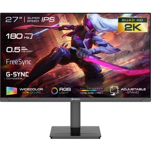 GB-2719FQHD 27" 180Hz 0.5ms SS IPS QHD 1.07B Color Depth HDMI*2+DP*2 Flat Gaming Monitör