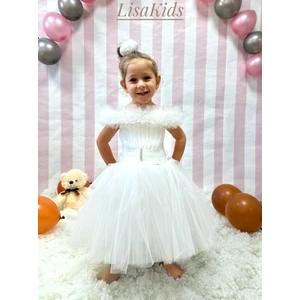 Lisa Kids 1-5 Yaş Kısa Kuyruklu Abiye Elbise