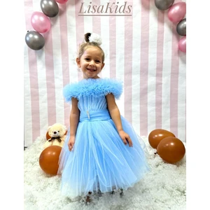 Lisa Kids 1-5 Yaş Kısa Kuyruklu Abiye Elbise
