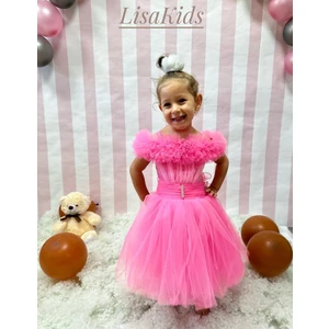 Lisa Kids 1-5 Yaş Kısa Kuyruklu Abiye Elbise