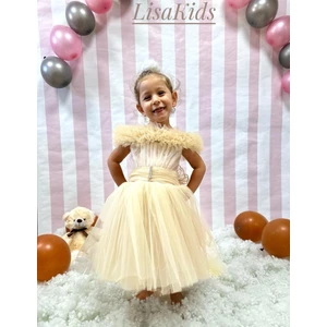 Lisa Kids 1-5 Yaş Kısa Kuyruklu Abiye Elbise