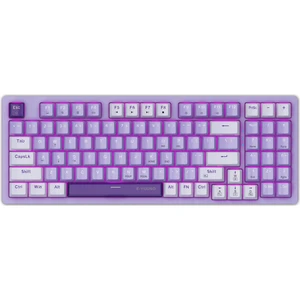 Z-94 Mekanik Klavye Beyaz Mor (Kırmızı Switch)