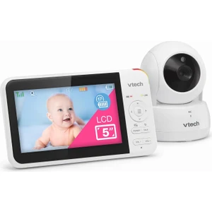 VM924 Uzaktan Pan-Tilt-Zoom Videolu Bebek Monitörü, 5 Inc Ekran