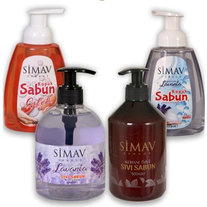 Simav Synaus Termal Sulu Köpük ve Sıvı Sabun Seti 4'lü - 500 ml