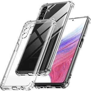 Case 4u Galaxy S23 Fe Kılıf Darbe Emici Köşe Korumalı Anti Shock Şeffaf Silikon 2mm Şeffaf