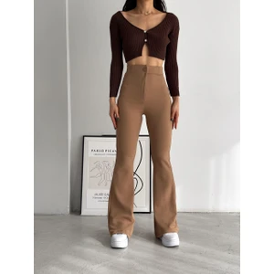 Kadın Likralı Ispanyol Pantolon