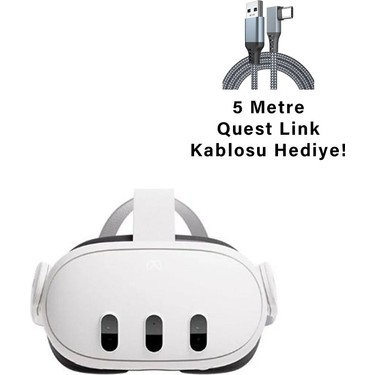 Meta Quest 3 128 Gb-(5 Metre Link Kablolu) Fiyatı