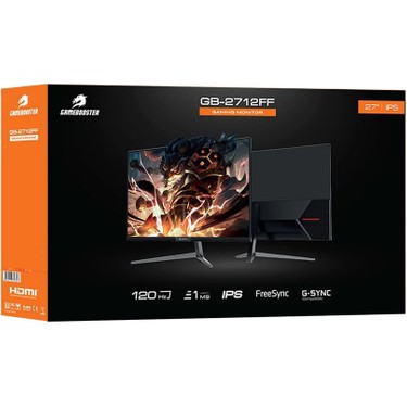 GameBooster GB-2712FF 27 120hz 1ms IPS FHD FreeSync, G-Sync Fiyatı