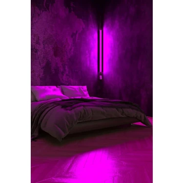 Luciole LED Abajur Aplik Gece Lambası Rgb Lambader 16 Renkli Uzaktan Kumandalı Işık 4
