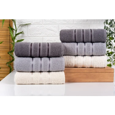 Hierapolis Home Tex 50 x 85 cm 3lü Set Havlu-El Yüz Baş