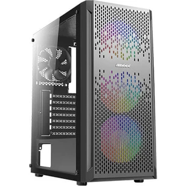 Antec NX290 Rainbow Fanlı Temperli Camlı Mid Tower Mesh Siyah Gaming