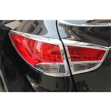 Hyundai Tucson Için IX35 2010-2014 Yüksek Kaliteli Abs Krom Arka Arka Lambası Lamba Hood Dekorasyon Kapak Trimler Aksesuarları 4 Adet/takım (Yurt Dışından) indirimleri
