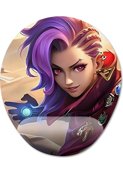 Mobile Legends - Ixia Bilek Destekli Mousepad Model - 1 Oval