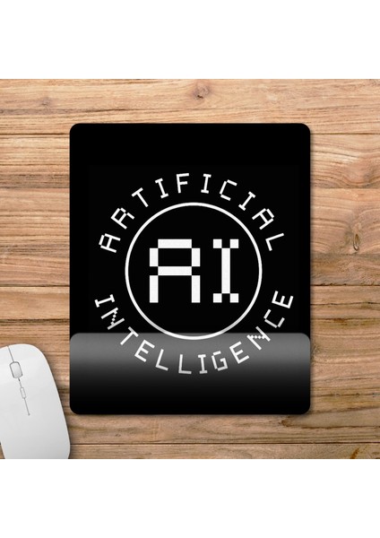 Yapay Zeka - Aı - Artificial Intelligence - Chatgpt Bilek Destekli Mousepad Model - 3