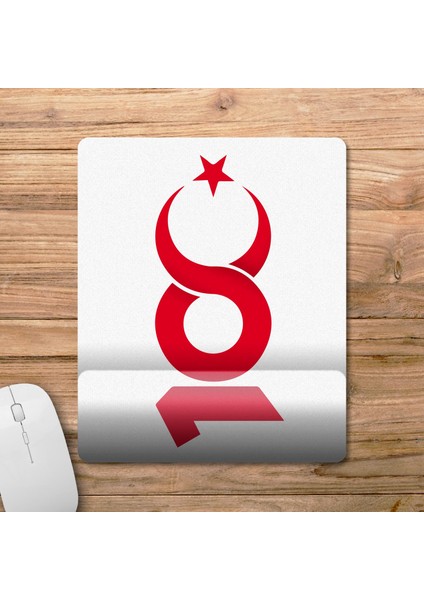 Türkiye - Cumhuriyetin 100. Yılı - 29 Ekim 2023 Bilek Destekli Mousepad Model - 1