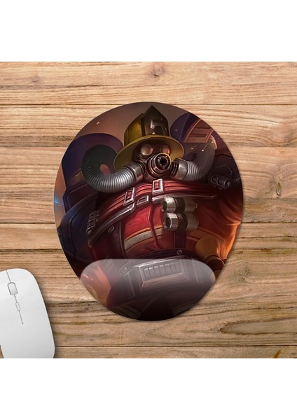 Mobile Legends - Johnson Bilek Destekli Mousepad Model - 3 Oval