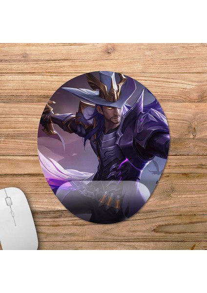 Mobile Legends - Clint Bilek Destekli Mousepad Model - 3 Oval fiyatları