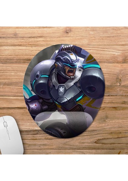 Mobile Legends - Johnson Bilek Destekli Mousepad Model - 1 Oval