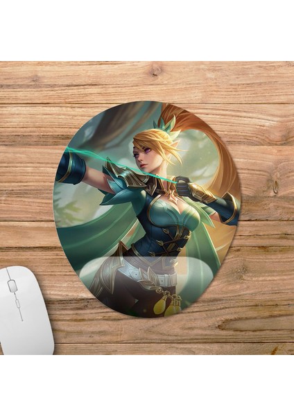 Mobile Legends - Miya Bilek Destekli Mousepad Model - 3 Oval fiyatları
