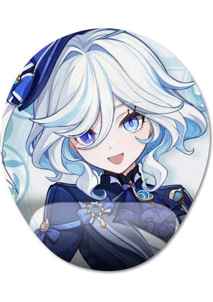 Furina - Genshin Impact Bilek Destekli Mousepad Model - 1 Oval