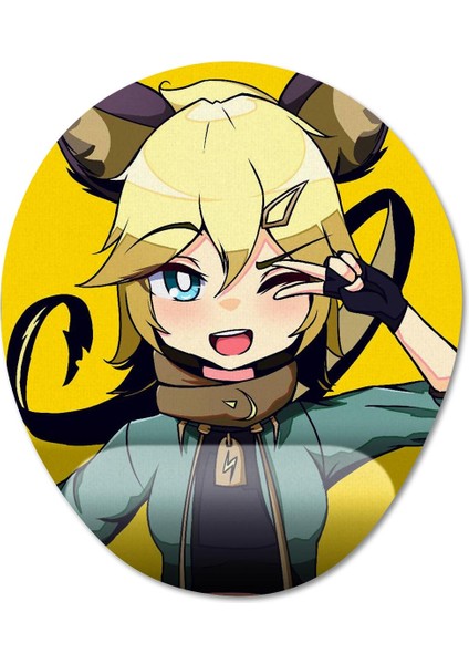 Mobile Legends - Joy Bilek Destekli Mousepad Model - 2 Oval