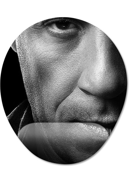 Hızlı ve Öfkeli 10 - Fast And Furious 10 Bilek Destekli Mousepad Model - 2 Oval
