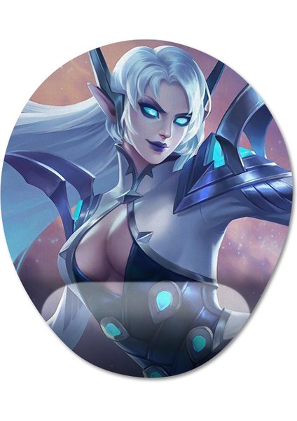 Mobile Legends - Eudora Bilek Destekli Mousepad Model - 1 Oval
