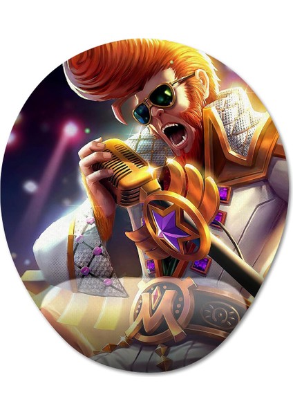 Mobile Legends - Sun Bilek Destekli Mousepad Model - 3 Oval
