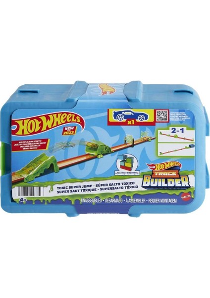 HKX47 Hot Wheels Track Builder Heyecanlı Atlayış Akrobasi Seti