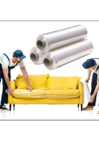 Streç 23 Micron 50CMX200 mt Ürün Sarma Streci,taşınma Streci,mobilya Streci,eşya Streci,kalın Streç