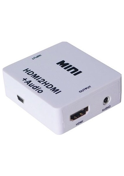 hdmı 2 hdmı + audio 3,5 mm stereo audio ses ayırıcı adaptör