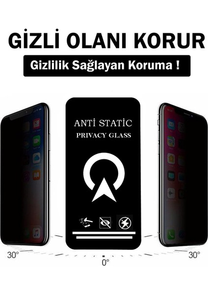 Kzy Apple iPhone Se Tam Kaplayan Anti Statik Görünmez Safir Ekran Koruyucu Hayalet Cam - Beyaz