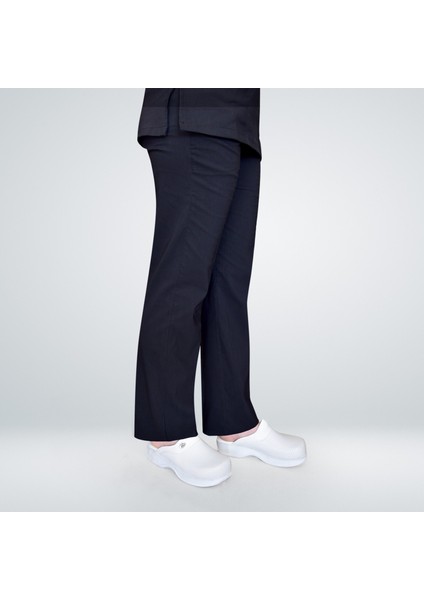 Siyah Likralı Uniseks Alt Üst Scrubs Cerrahi Üniforma Doktor Hemşire Takımı fırsatları