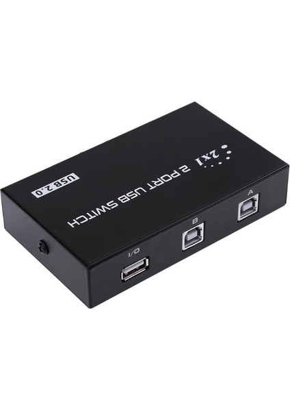 2 port manuel seçmeli usb switch 2 kasa 1 yazıcı