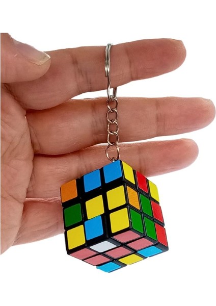 Zeka Küpü Sihirli Rubik Küp Anahtarlık