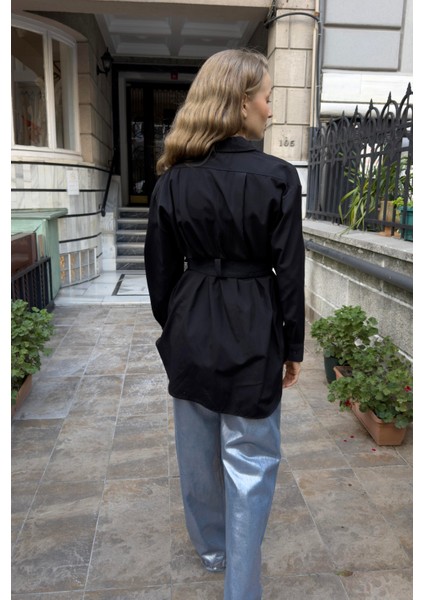 Kadın Tasarım Halka Kemerli Gömlek fırsatları